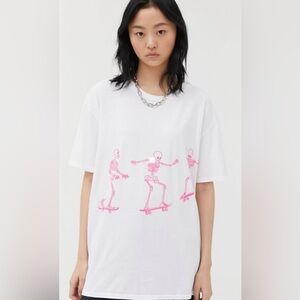 Urban Outfitters Project Social T Skeleton Oversized Tee
